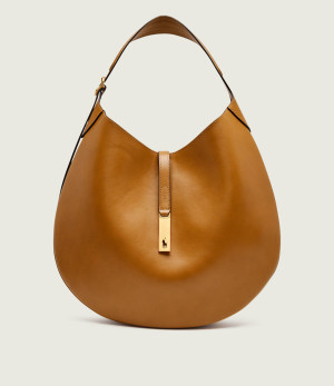 POLO RALPH LAUREN Skórzane hobo ID