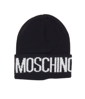 Moschino Czapka | z dodatkiem wełny i kaszmiru