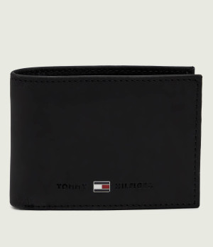 Tommy Hilfiger Skórzany portfel JOHNSON MINI CC FLAP