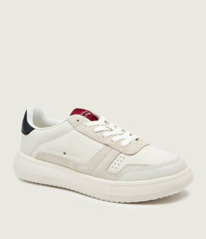 Tommy Hilfiger Skórzane sneakersy MODERN LIGHTCUP | zamsz