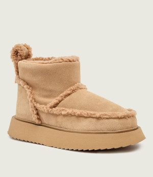 INUIKII Śniegowce Micro | zamsz | wełna | shearling