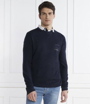 Tommy Jeans Sweter TJM REG STRCT TONAL FLAG | Regular Fit