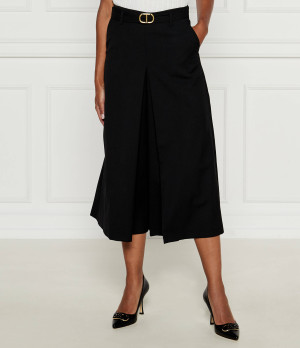 TWINSET Spodnie | Loose fit | z dodatkiem wełny