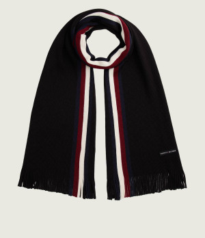 Tommy Hilfiger Szal Modern Heritage | z dodatkiem wełny