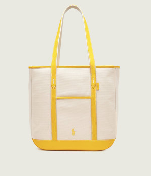 POLO RALPH LAUREN Shopperka | z dodatkiem skóry