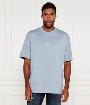 Hugo Blue T-shirt Nalono | Relaxed fit