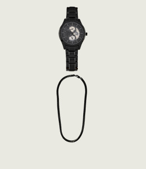 Armani Exchange Zegarek + bransoleta Dante AX7160SET