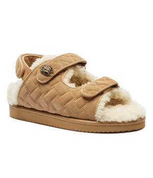 Kurt Geiger Sandały Orson Teddy | shearling | zamsz
