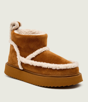 INUIKII Śniegowce Micro | zamsz | shearling
