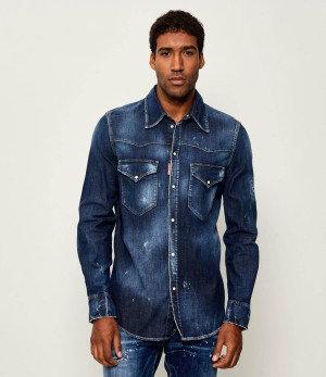 Dsquared2 Jeansowa koszula Fashion Western | Regular Fit