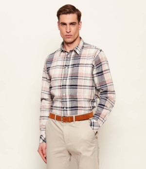 Barbour Lniana koszula Holwick | Relaxed fit