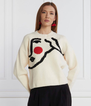 Desigual Sweter | Regular Fit | z dodatkiem wełny