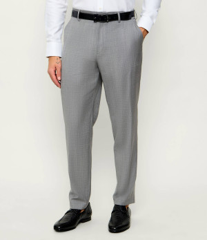 BOSS BLACK Wełniane spodnie P-Perin-C﻿W-WG-262 | Tapered fit