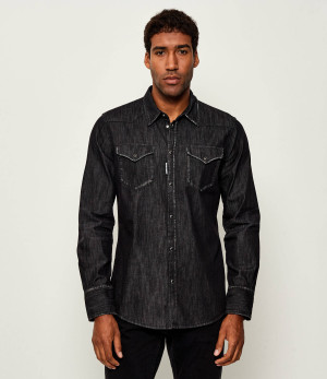 Dsquared2 Jeansowa koszula Classic Western | Regular Fit