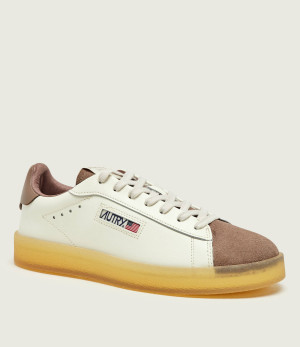 Autry Skórzane sneakersy Dallas | zamsz