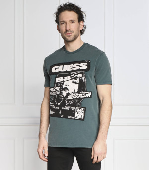 GUESS T-shirt SS BSC GUESS MUSIC POSTER | Regular Fit