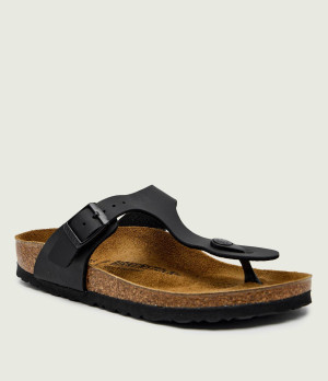 Birkenstock Japonki Gizeh | z dodatkiem skóry | narrow fit
