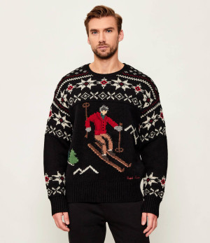 POLO RALPH LAUREN Wełniany sweter | Loose fit