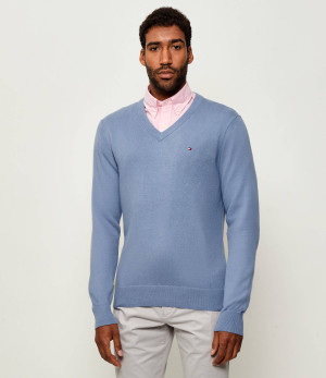 Tommy Hilfiger Sweter | Regular Fit | z dodatkiem kaszmiru