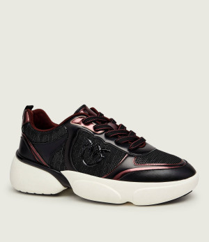 Pinko Skórzane sneakersy Alba 03