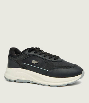 Lacoste Sneakersy Run Set | z dodatkiem skóry | zamsz
