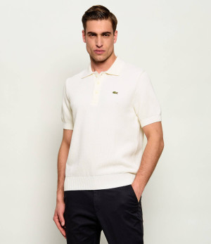 Lacoste Polo | Classic fit | z dodatkiem wełny