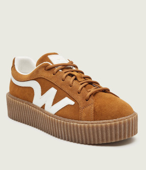 Weekend MaxMara Sneakersy WKAAGILE | zamsz