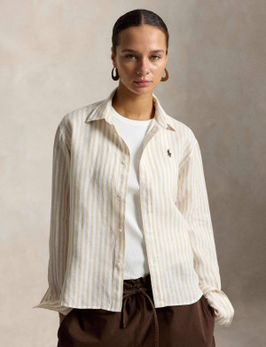 POLO RALPH LAUREN Lniana koszula | Relaxed fit