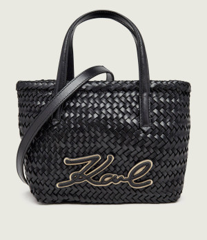 Karl Lagerfeld Skórzany kuferek K/signature