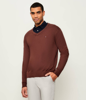 Tommy Hilfiger Sweter | Regular Fit | z dodatkiem kaszmiru