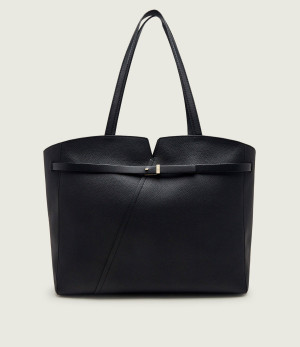 BOSS BLACK Skórzana shopperka Boss Revers