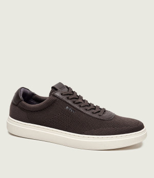 BOSS BLACK Sneakersy Kieran_Tenn_knal | z dodatkiem skóry