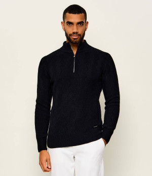 Karl Lagerfeld Sweter | Regular Fit | z dodatkiem wełny