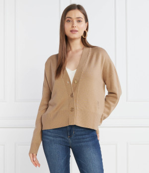 Liu Jo Wełniany kardigan | Cropped Fit