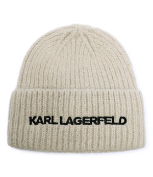 Karl Lagerfeld Wełniana czapka k/essential