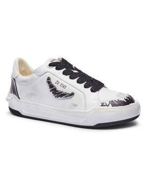 Zadig&Voltaire Skórzane sneakersy Fly Wings