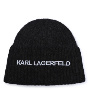 Karl Lagerfeld Wełniana czapka k/essential