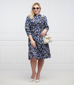 Persona by Marina Rinaldi Sukienka DOC Plus size | z dodatkiem lnu