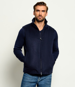 BOSS BLACK Wełniany bezrękawnik H-Clark-Vest-264 | Regular Fit | z dodatkiem kaszmiru
