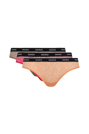 Hugo Bodywear Koronkowe stringi 3-pack