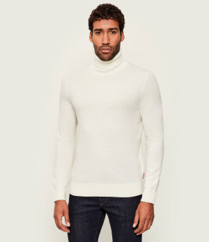 Joop! Jeans Wełniany golf Larsor | Slim Fit