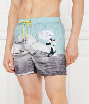 Iceberg Szorty kąpielowe ICEBERG X LOONEY TUNES | Regular Fit