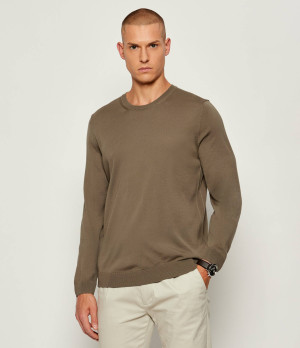BOSS BLACK Wełniany sweter Leno-P | Slim Fit