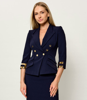 Elisabetta Franchi Żakiet | Slim Fit
