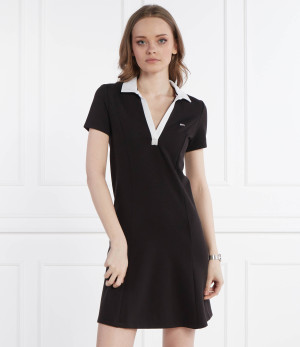 Tommy Jeans Sukienka CONTRAST VPOLO