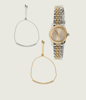 Michael Kors Zegarek + bransoletki Lexington MK4815SET