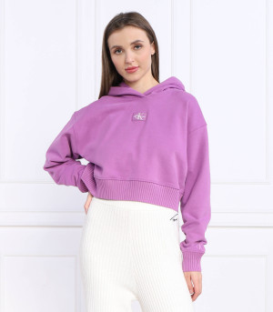 Calvin Klein Jeans Bluza BADGE WIDE SLEEVES | Cropped Fit