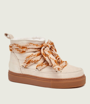 INUIKII Śniegowce Suede Knot | zamsz