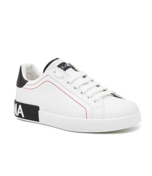 Dolce & Gabbana Skórzane trampki