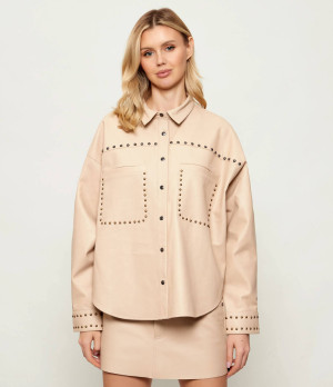 One Teaspoon Skórzana kurtka DARIA | Relaxed fit